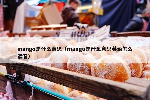 mango是什么意思（mango是什么意思英语怎么读音）