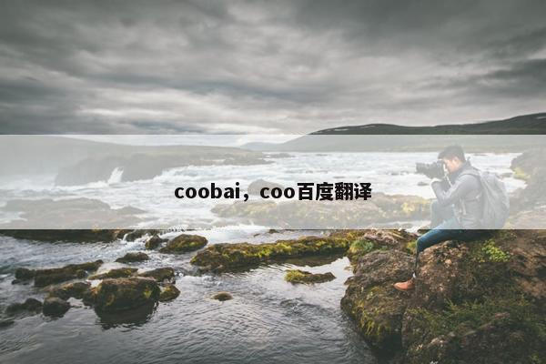 coobai，coo百度翻译